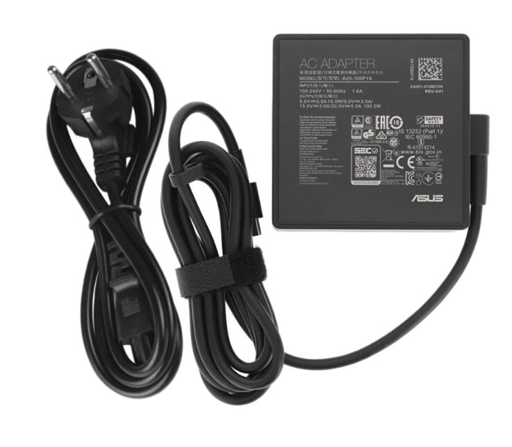 (immagine per) Originale 100W USB-C Asus 0A001-01090100 Alimentatore Adattatore + Cavo