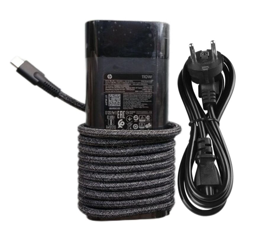 (immagine per) Originale 110W USB-C HP Dragonfly G3 473R1AV Alimentatore Adattatore + Cavo