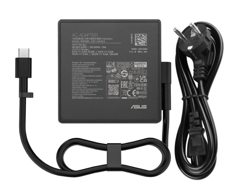 (immagine per) Originale 130W USB-C Asus ROG Flow Z13 GZ301VIC Alimentatore Adattatore + Cavo